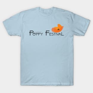 California Poppy Festival Logo Design T-Shirt